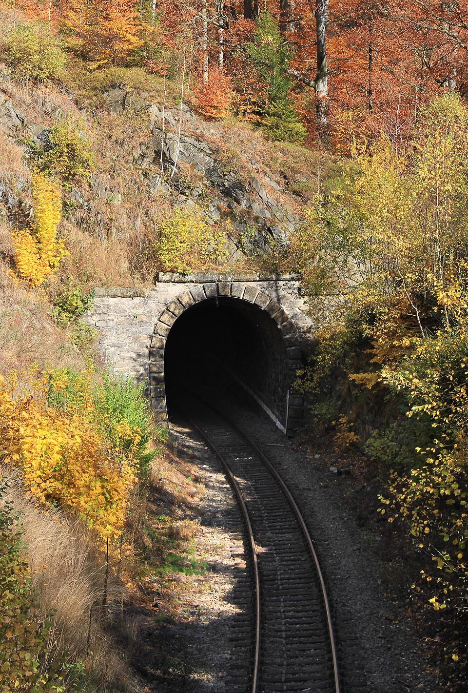Domašovský tunel.