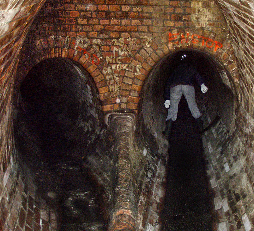 Lapák - tunel Motolského potoka