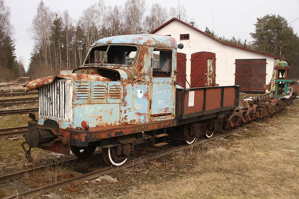 Motorová drezína GD1 pochází z 50. let 20. století a vyrobena byla v Demichově nedaleko Moskvy v 50. letech 20. století za použití dílů z nákladních aut.