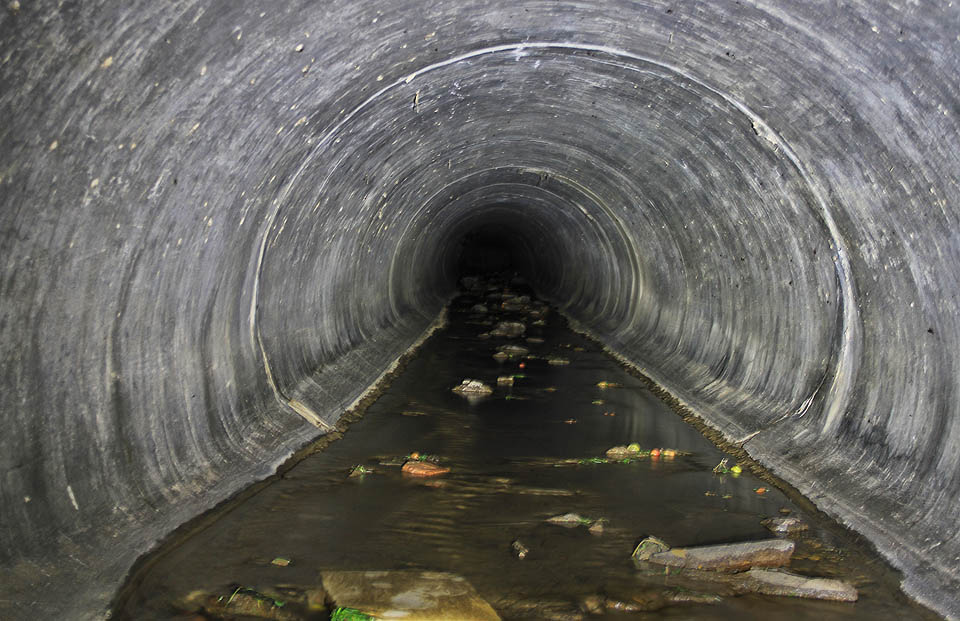 Tunel je vysoký asi dva metry a má tlamový profil s mělčím dnem a přibližně parabolickým vrškem.